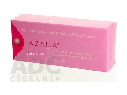 Azalia 75 mikrogramov filmom obalené tablety - 1x84 ks