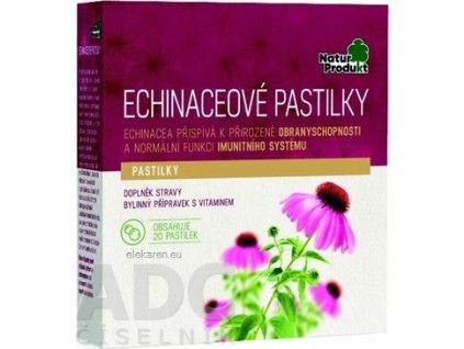 NaturProdukt ECHINACEOVE PASTILKY - 1x20 ks