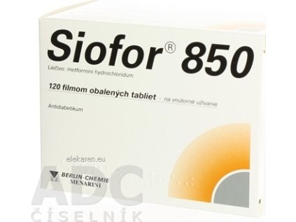 SIOFOR 850 TBL FLM 120X850MG