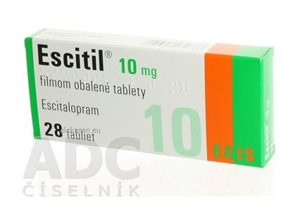 Escitil 10 mg - 1x28 ks