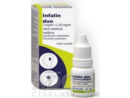 Infalin duo 3 mg/ml + 0,25 mg/ml - 1x10 ml
