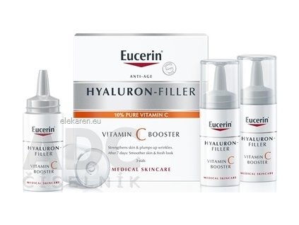 Eucerin HYALURON-FILLER Vitamin C booster - 3x8 ml
