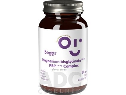 Beggs MAGNESIUM 380 mg + P5P COMPLEX 1,4 mg - 1x60 ks