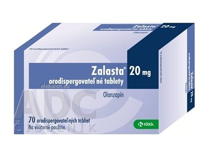 Zalasta 20 mg orodispergovateľné tablety - 1x70 ks