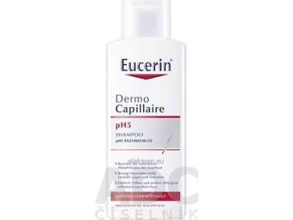 Eucerin DermoCapillaire pH5 šampón - 1x250 ml