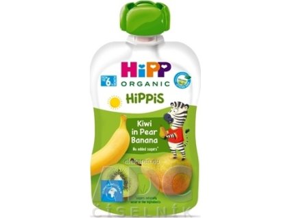HiPP HiPPis 100% Ovocie Hruška Banán Kiwi - 1x100 g