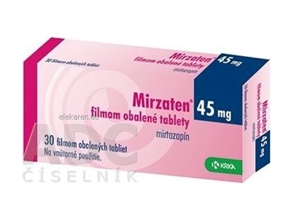 Mirzaten 45 mg - 1x30 ks