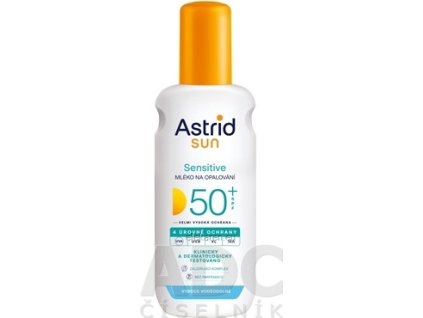 ASTRID SUN Sensitive Mlieko na opaľovanie OF 50+ - 1x150 ml