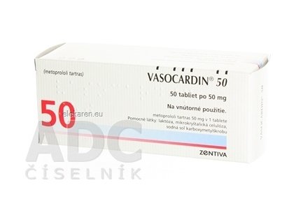 Vasocardin 50 - 1x50 ks