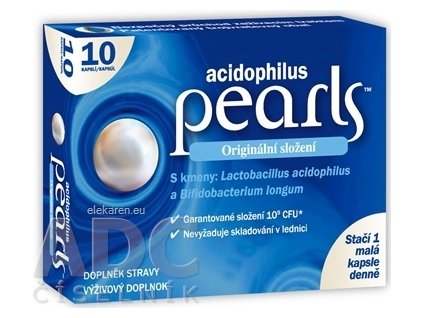 acidophilus pearls - 1x10 ks