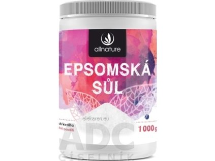 Allnature Epsomská soľ - 1x1000 g