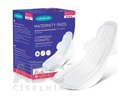 Lansinoh Diskrétne popôrodné vložky M - 1x12 ks