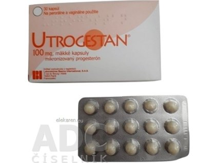 Utrogestan 100 mg mäkké kapsuly - 1x30 ks
