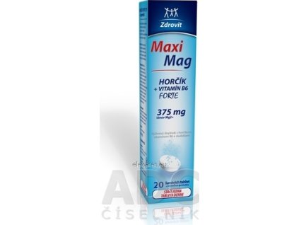 Zdrovit MaxiMag HORČÍK FORTE (375 mg) + VITAMÍN B6 - 1x20 ks