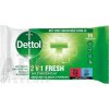 Dettol 2v1 FRESH Dezinfekčné obrúsky - 1x15 ks