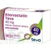 ATORVASTATIN TEVA TBL FLM 90X40MG