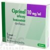 CIPRINOL CON INF 5X10ML/100MG