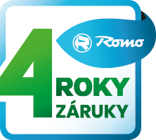 Romo registrace 4 roky - záruka