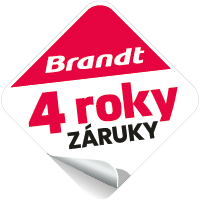 Brandt registrace 4 roky - záruka