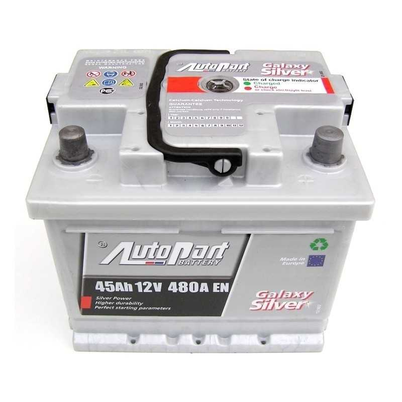 AUTOPART Autobaterie Galaxy Silver 45Ah - 12V, 45Ah, 480A