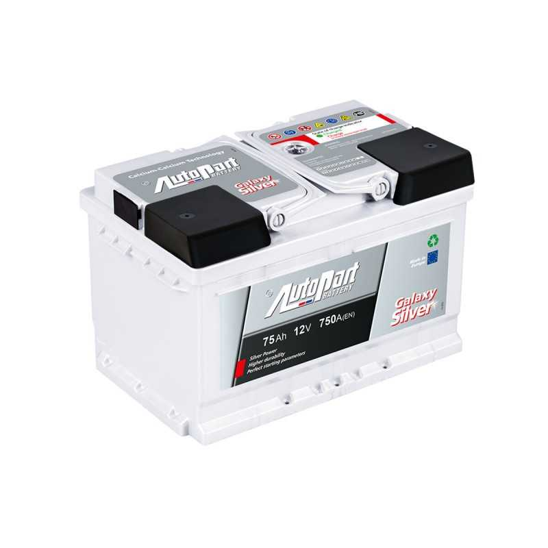 AUTOPART Autobaterie Galaxy Silver 75Ah - 12V, 75Ah, 750A