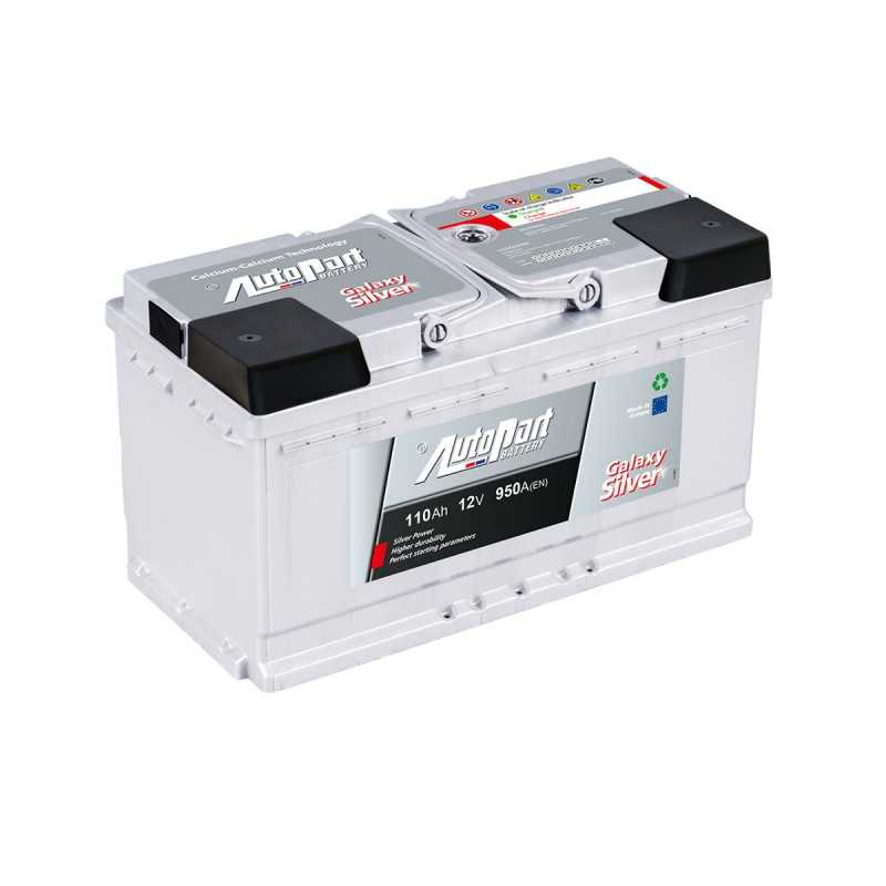 AUTOPART Autobaterie Galaxy Silver 110Ah - 12V, 110Ah, 950A
