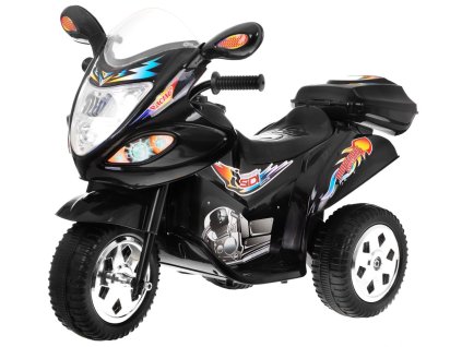 Dětská elektrická motorka skútr černý 1188