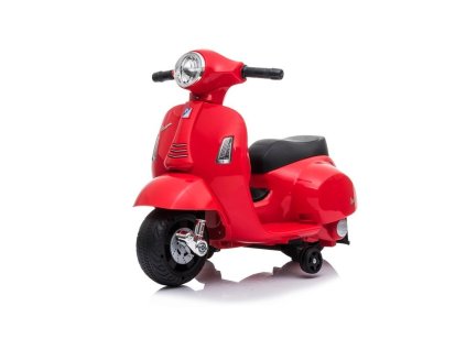 Dětský elektrický skútr Vespa 300 Mini červený1