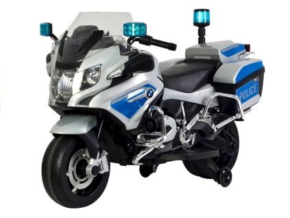 Elektrická motorka BMW R1200 Policie stříbrná