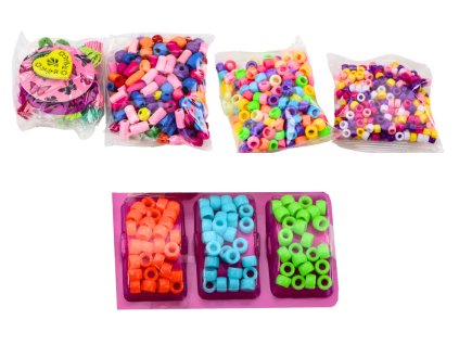 Sada korálků ve sklenici na výrobu šperků 3v1