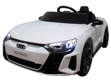 Elektrické autíčko Audi E-Tron GT bílé