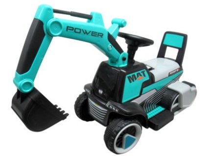 Dětský elektrický bagr C3 modrý