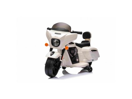 Dětská elektrická motorka Chopper INDIAN bílá01