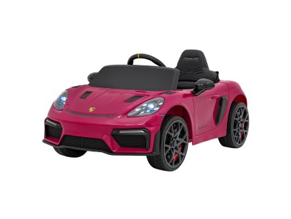 Elektrické autíčko Porsche Spyder RS 718 lakované růžové01