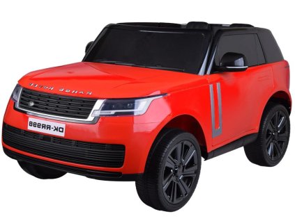 mirrored range rover red