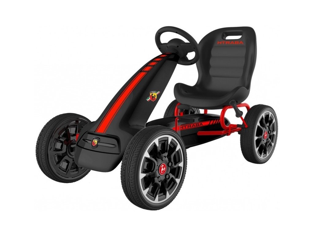 Mamido ABARTH šlapací motokára černá