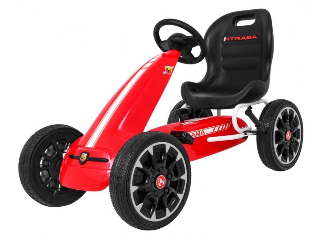 Mamido ABARTH šlapací motokára červená
