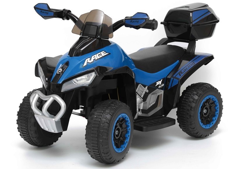 Mamido Dětská elektrická čtyřkolka Race modrá