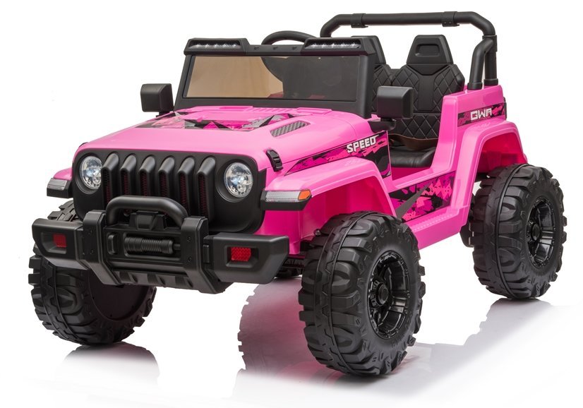 Mamido Dětské elektrické autíčko Jeep Speed růžové