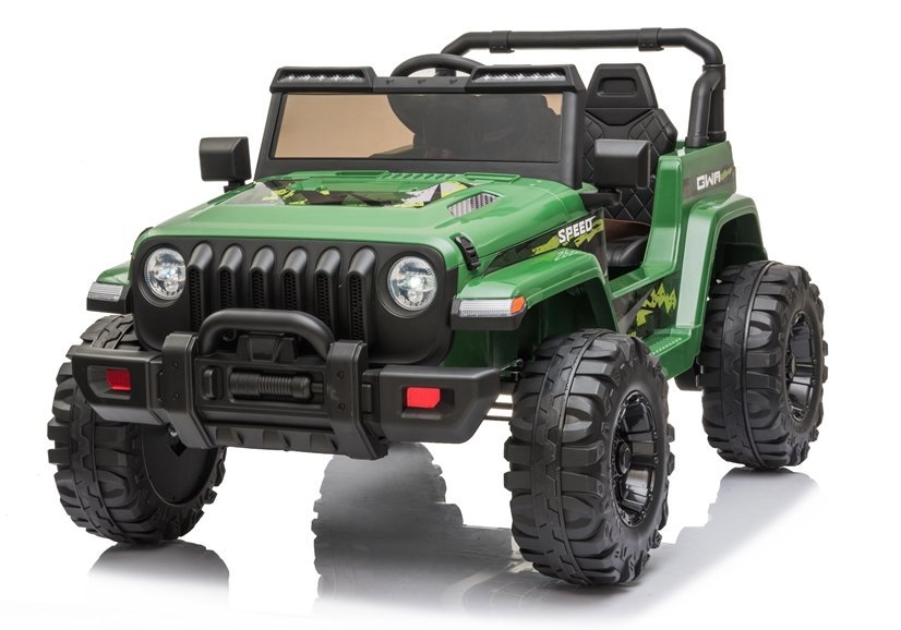 Mamido Dětské elektrické autíčko Jeep Speed zelené