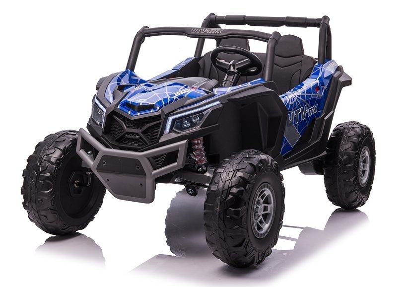 Mamido Dětské elektrické auto Buggy UTV-MX 4x4 LCD MP4 Spider lakované modré