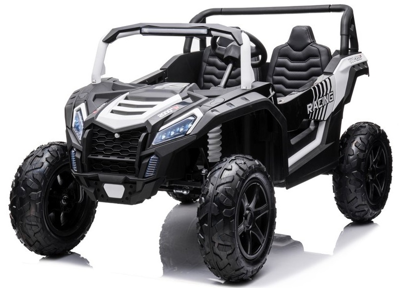 Mamido Elektrické autíčko Buggy UTV Strong 24V nafukovací kola bílé