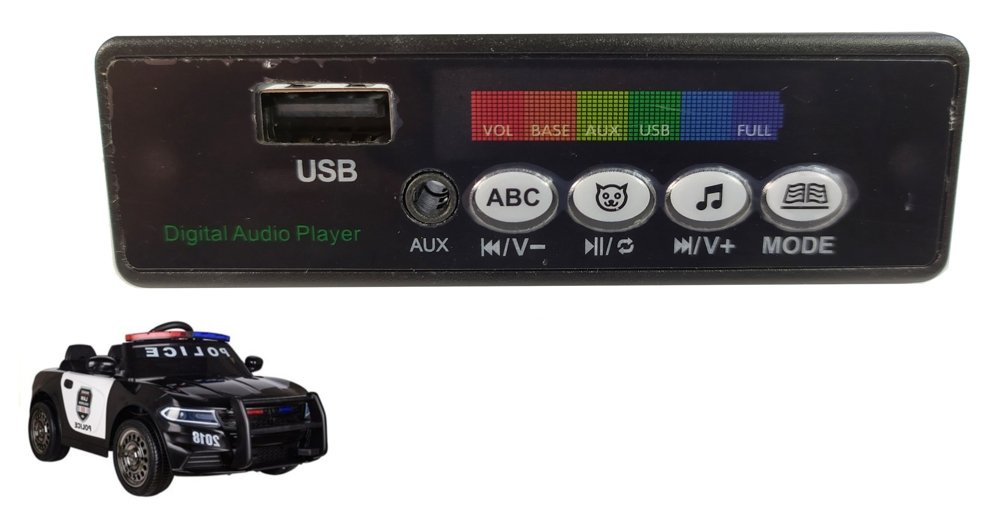 Mamido Hudební panel do policejního elektrického autíčka JC666