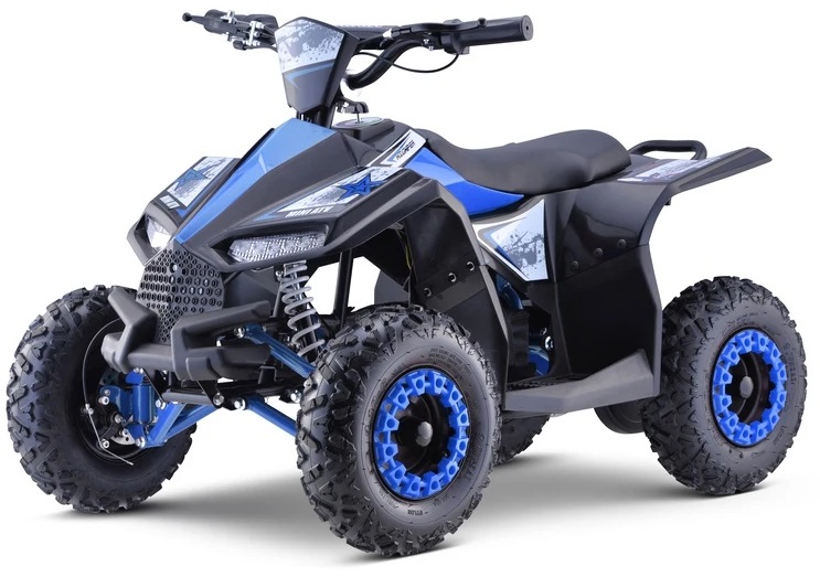 Mamido Dětská elektrická čtyřkolka HIPERFECT modrá