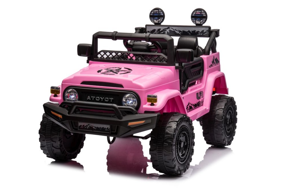 Mamido Elektrické autíčko Toyota FJ Cruiser 4x4 180W růžové