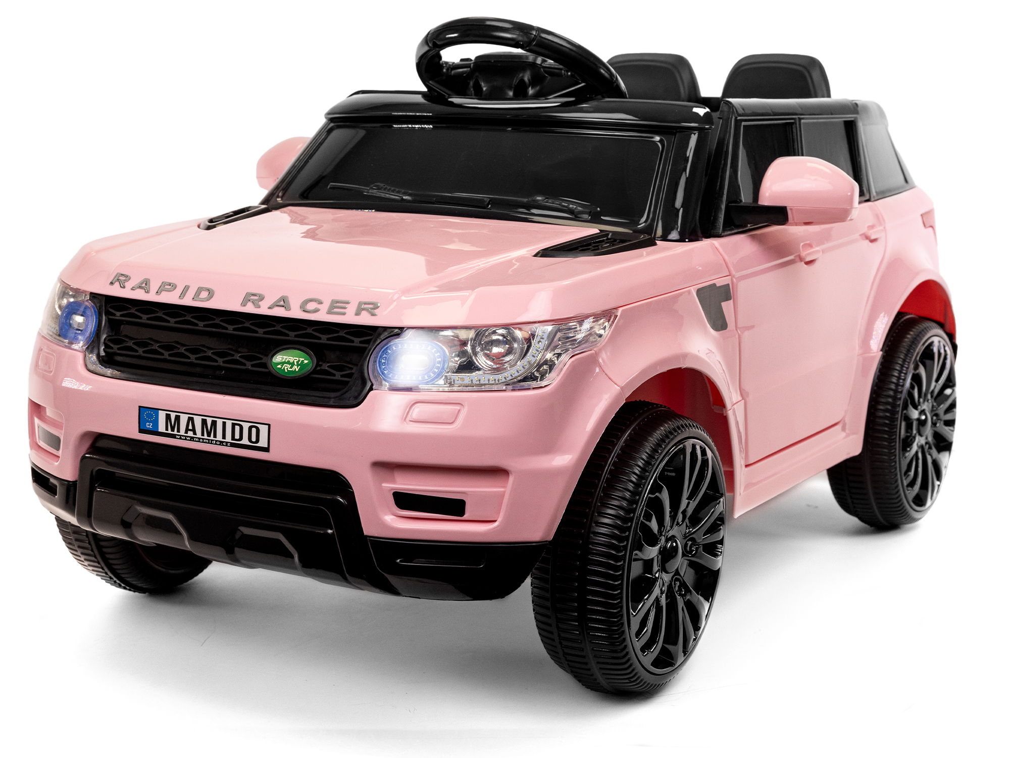 Mamido Elektrické autíčko Land Rapid Racer růžový