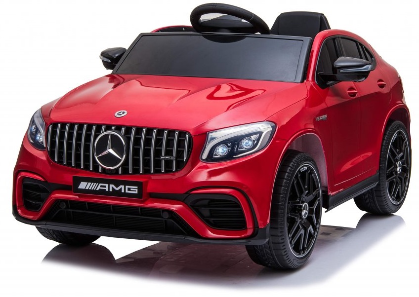 Mamido Dětské elektrické autíčko Mercedes Benz GLC 63S 4x4 červené