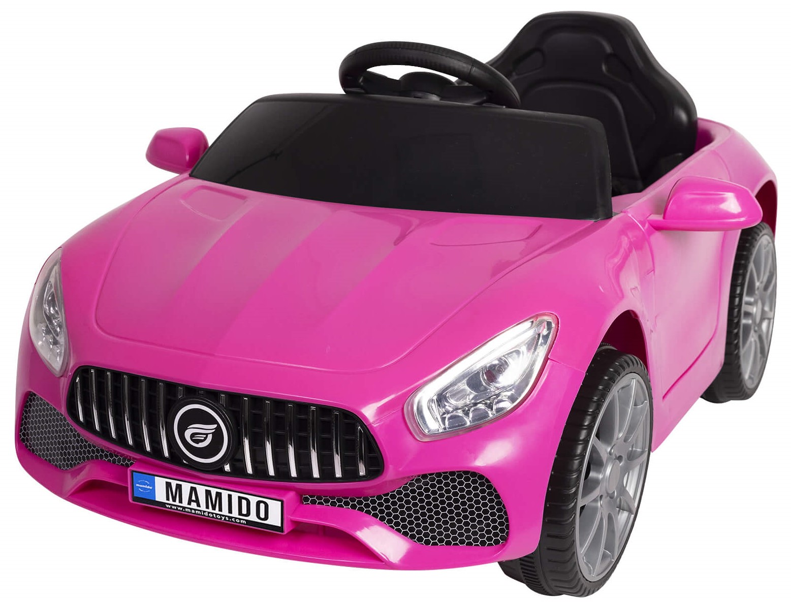 Mamido Elektrické autíčko Cabrio Fast Wing růžové | EVA kola | 2,4Ghz