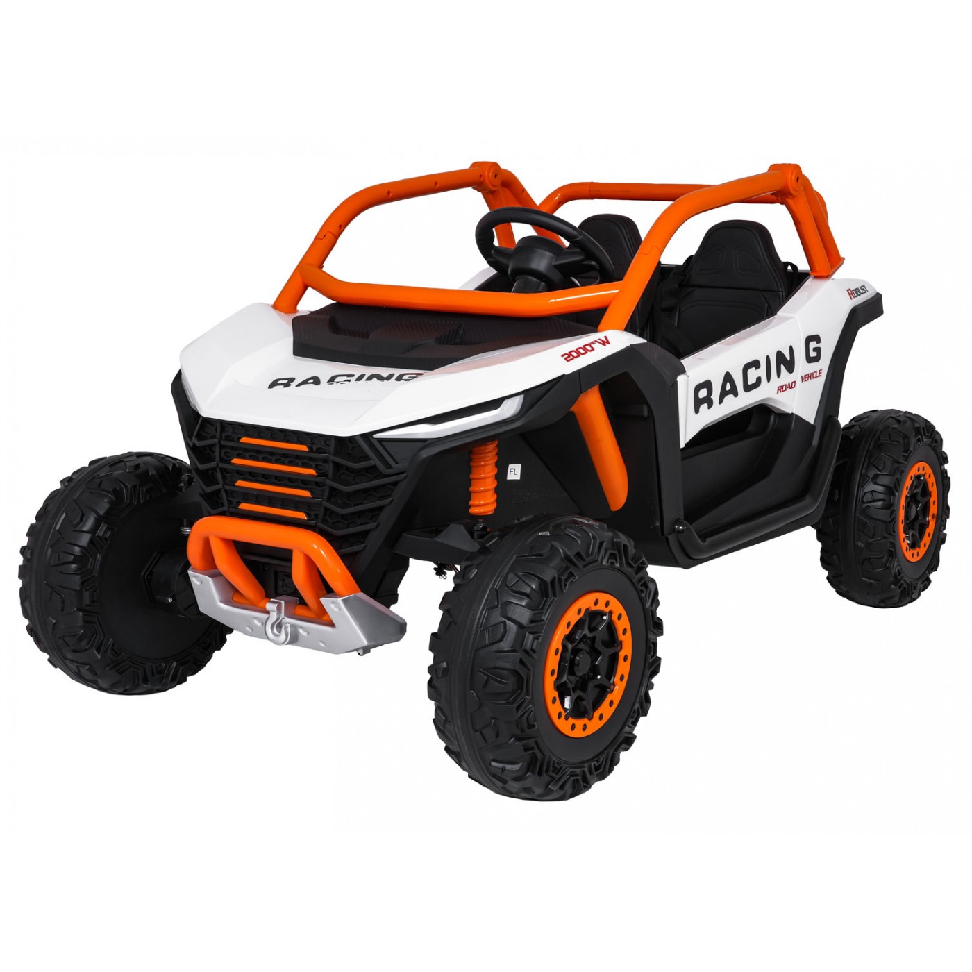 Mamido Elektrické autíčko RACING Road 2000 4x120W 24V bílé