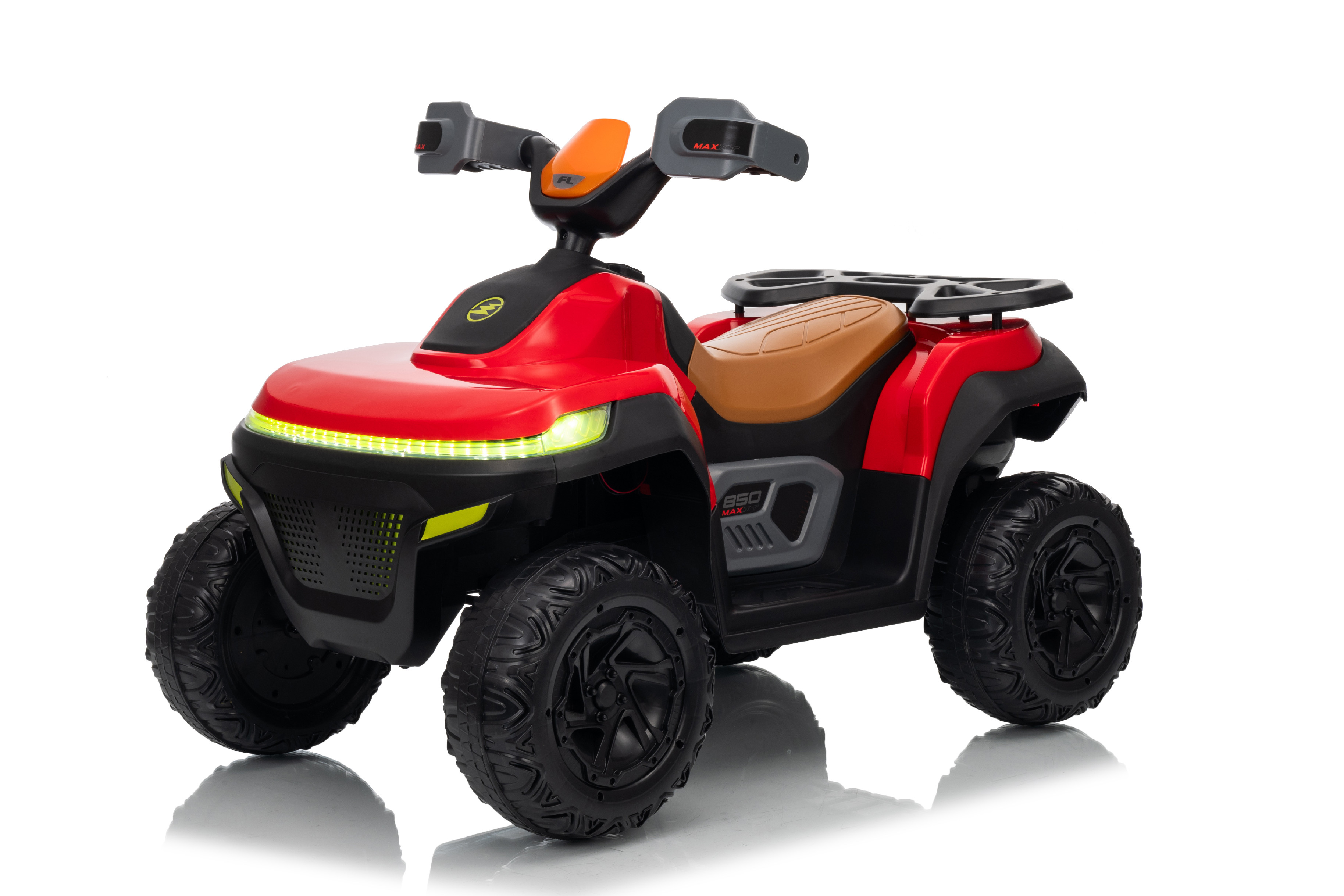 Mamido Dětská elektrická čtyřkolka MAX HL5388 | Dálkové ovládání | EVA kola | 12V7Ah | červená